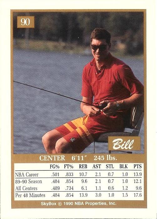 Friday Frivolity: 1990-91 Skybox Bill Laimbeer&nbsp;#90