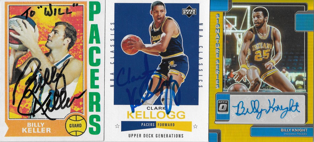 Pacers Autographs By the Letter:&nbsp;K